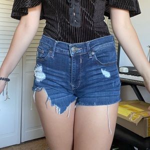 Express jeans shorts